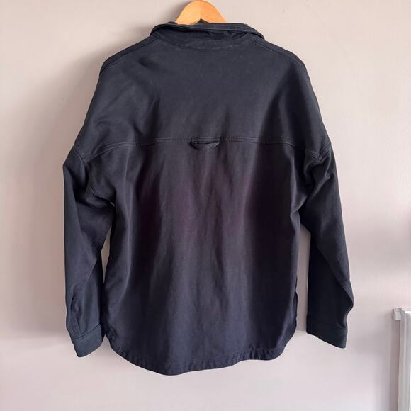 Vuori MacKenzie Black Button Down Shirt Jacket Size M/L - Picture 8 of 8